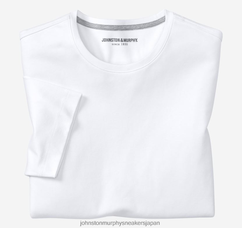 衣服 jp Johnston & Murphy 男性 必須のTシャツ 白 220460624