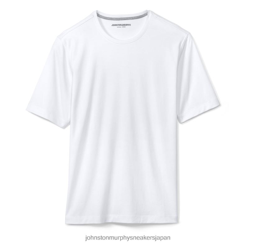 衣服 jp Johnston & Murphy 男性 必須のTシャツ 白 220460624