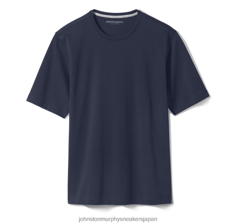 衣服 jp Johnston & Murphy 男性 必須のTシャツ 海軍 220460758